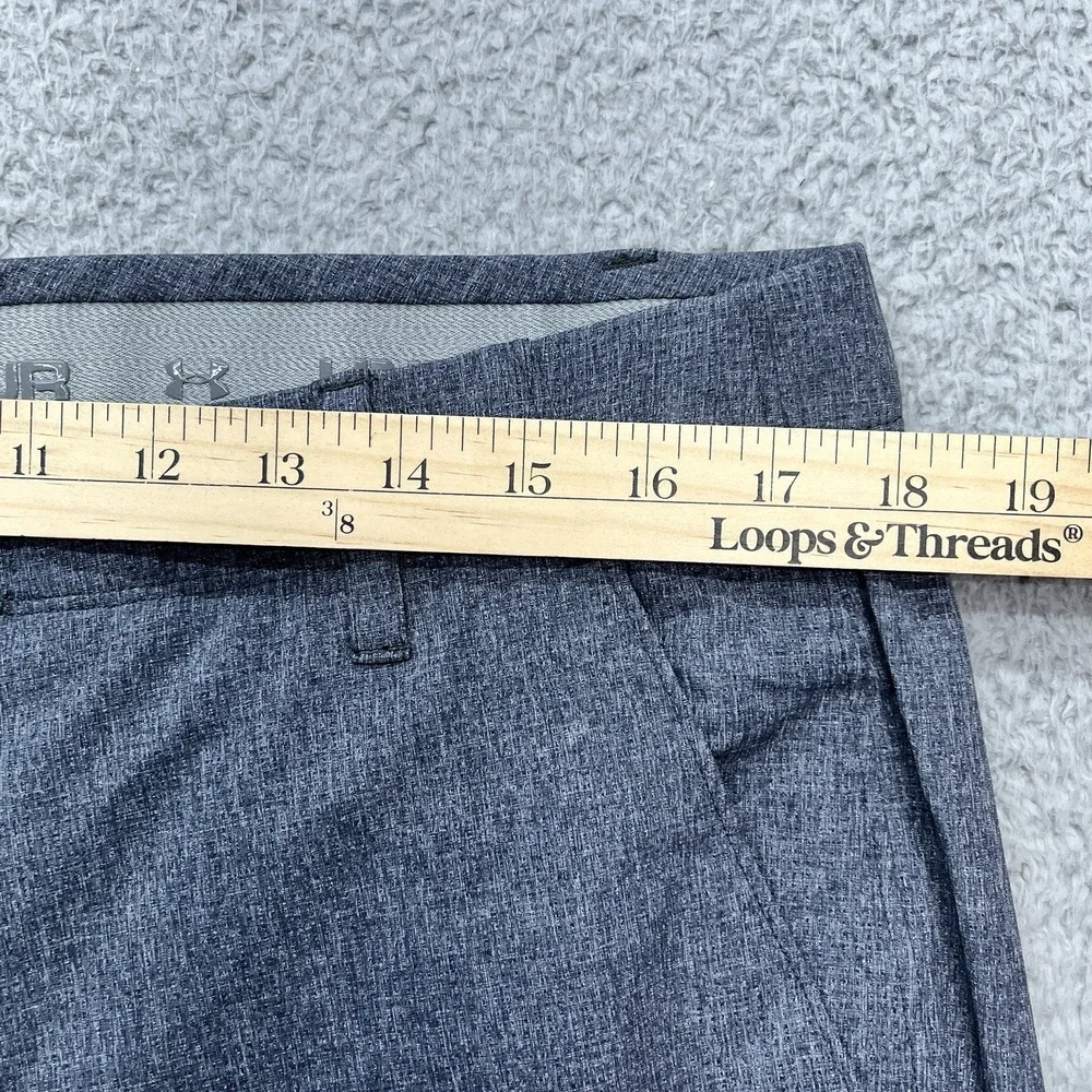 Under Armour Loose Fit Golf Pants Mens‎ 36x32 Match Play Heather Gray Activewear